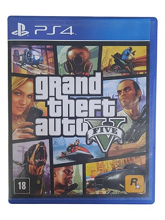GTA V - COMPLETO - USADO - PS4