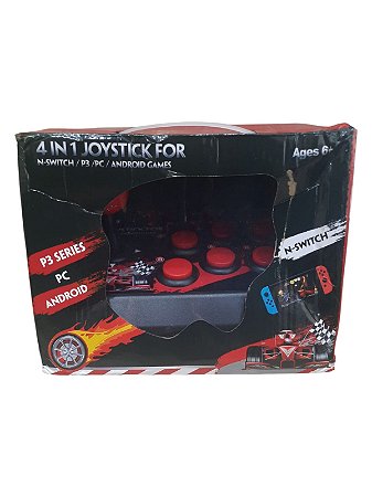 ARCADE JOYSTICK  4 EM 1 - NOVO - NINTENDO SWITCH