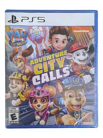 PAW PATROL THE MOVIE ADVENTURE CITY CALLS - NOVO - PS5