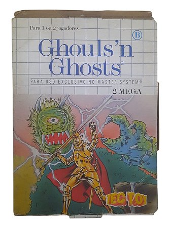 GHOULS´N GHOSTS - USADO - MASTER SYSTEM