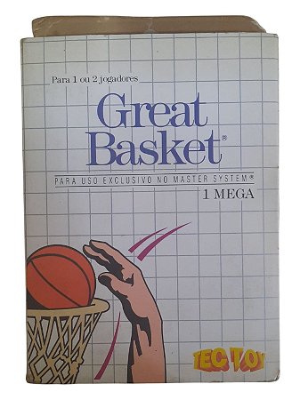GREAT BASKET - USADO - MASTER SYSTEM
