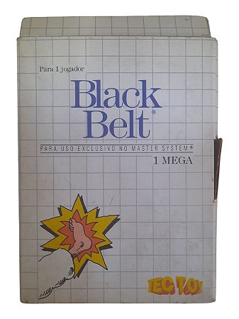 BLACK BELT - USADO - MASTER SYSTEM