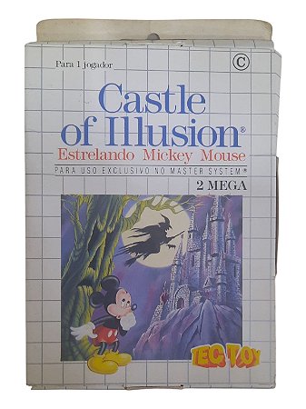 CASTLE OF ILUSION: ESTRELANDO MICKEY MOUSE - USADO - MASTER SYSTEM
