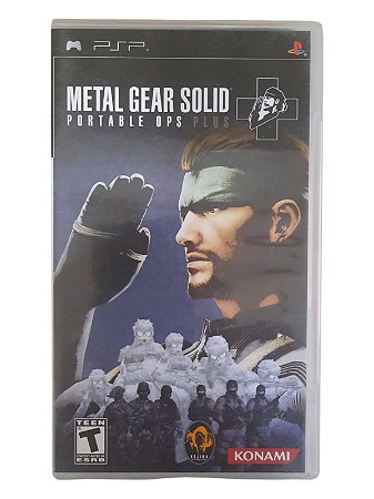 METAL GEAR SOLID PORTABLE OPS PLUS - USADO - PSP
