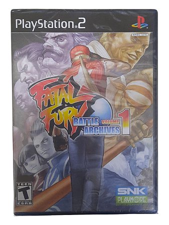 FATAL FURY BATTLE ARCHIVES VOLUME 1 - NOVO - PS2