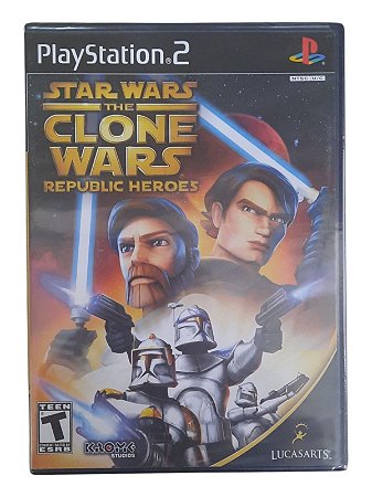 STAR WARS THE CLONE WARS REPUBLIC HEROES - NOVO - PS2