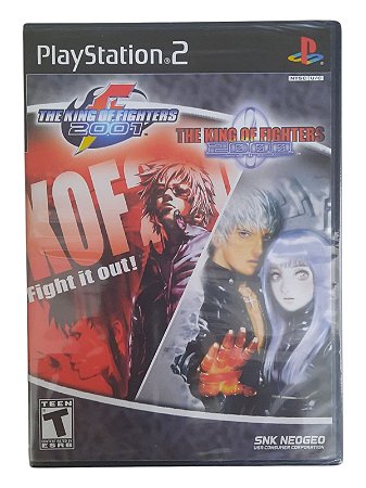 THE KING OF FIGHTERS 00/01 - NOVO - PS2
