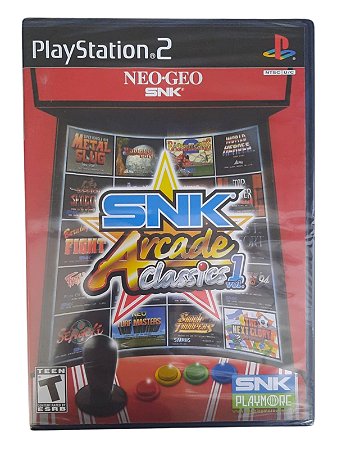 SNK ARCADE CLASSICS VOL.1 - NOVO - PS2