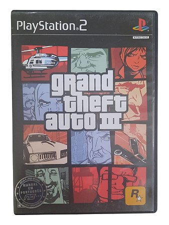 GTA III - C/ DETALHES - USADO - PS2