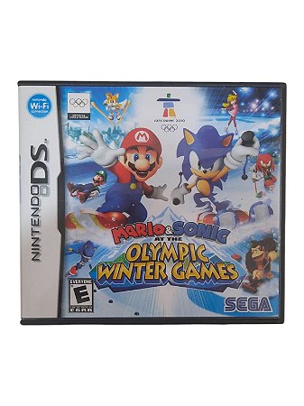 MARIO & SONIC OLYMPIC WINTER GAMES - USADO - NINTENDO DS