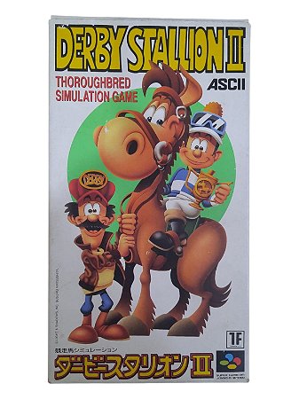 DERBY STALLION II - USADO - SUPER FAMICOM