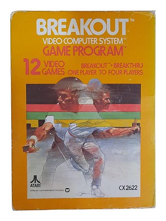 1-8 BREAKOUT/ 9-12 BREAKTHRU - USADO - ATARI