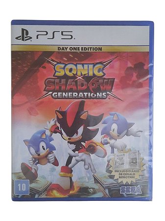 SONIC X SHADOW GENERATIONS: DAY ONE EDITION - NOVO - PS5