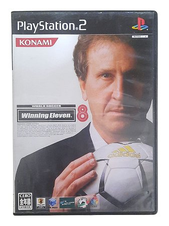 WINNING ELEVEN 8 -C/ DETALHES - JAPAN REGION - USADO - PS2