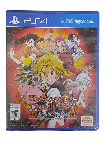 THE SEVEN DEADLY SINS KNIGHTS OF BRITANNIA - NOVO - PS4