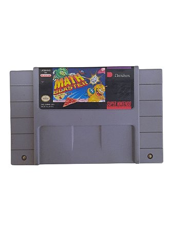MATH BLASTER EPISODE 1 - USADO - SUPER NINTENDO