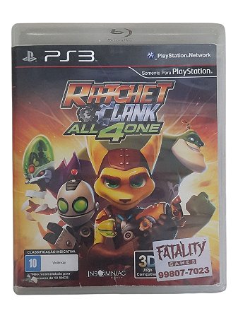 RATCHET & CLANK: ALL 4 ONE - USADO - PS3