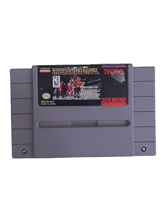TECMO SUPER NBA BASKETBALL - S/ CAIXA - USADO - SUPER NINTENDO