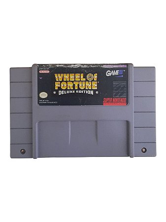 WHEEL OF FORTUNE DELUXE EDITION - USADO - SUPER NINTENDO