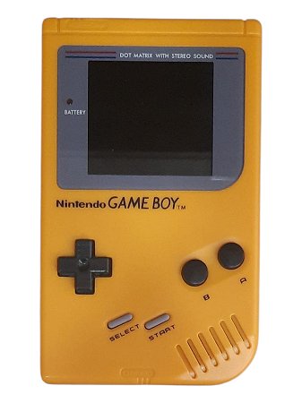 CONSOLE - GAME BOY CLÁSSICO AMARELO - TELA IPS