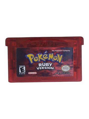 POKÉMON RUBY VERSION - USADO - GAME BOY ADVANCE