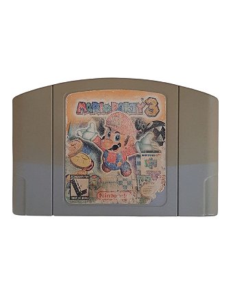 MARIO PARTY 3 - USADO - C/ DETALHES - NINTENDO 64