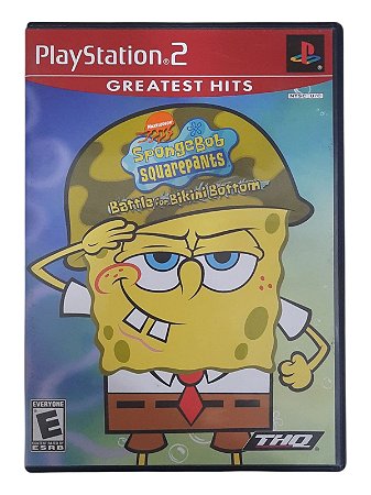 GREATEST HITS - SPONGEBOB SQUAREPANTS: BATTLE FOR BIKINI BOTTOM - USADO - PS2