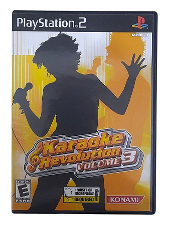 KARAOKE REVOLUTION VOLUME 3 - USADO - PS2