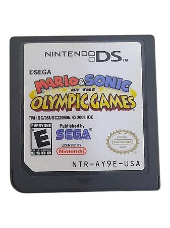 MARIO & SONIC AT THE OLYMPIC GAMES - USADO - NINTENDO DS