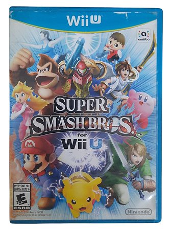 SUPER SMASH BROS - C/ LUVA - USADO - NINTENDO Wii U