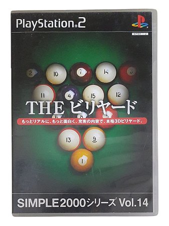THE BILLIARD: SIMPLE 200 VOL. 14 - JAPAN REGION - USADO - PS2