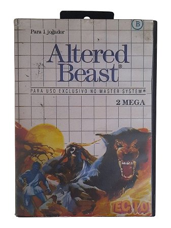 ALTERED BEAST - CX RELABEL -  USADO - MASTER SYSTEM