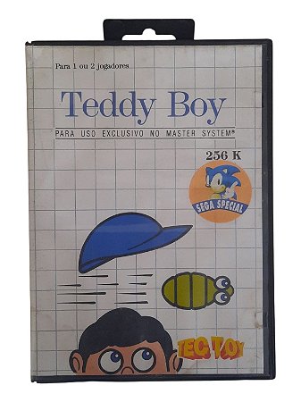 TEDDY BOY - FITA RELABEL -  USADO - MASTER SYSTEM