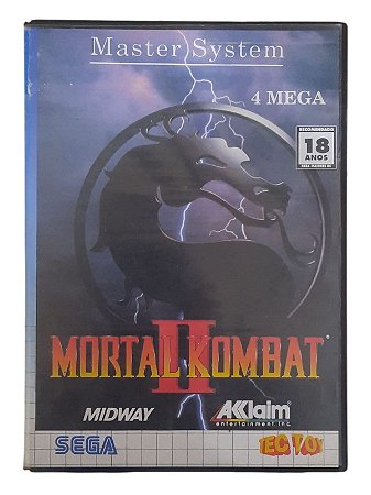 MORTAL KOMBAT II - USADO - MASTER SYSTEM