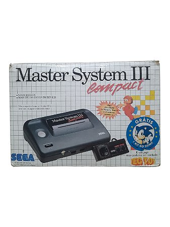 CONSOLE MASTER SYSTEM III COMPACT - USADO