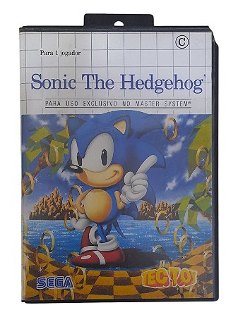 SONIC THE HEDGEHOG - USADO - MASTER SYSTEM