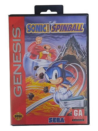 SONIC THE HEDGEHOG SPINBALL - USADO - SEGA GENESIS