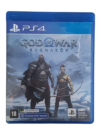 GOD OF WAR RAGNAROK - C/ DETALHES - USADO - PS4