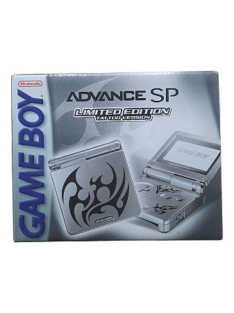 CONSOLE GAME BOY ADVANCE SP - LIMITED EDITION: TATTOO VERSION