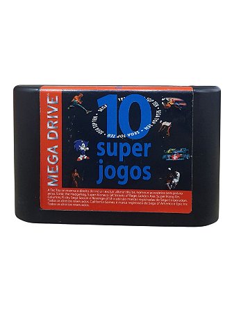 10 SUPER JOGOS - USADO - MEGA DRIVE