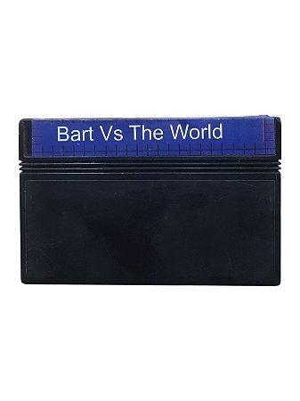 BART VS THE WORLD - ART RELABEL - USADO - MASTER SYSTEM