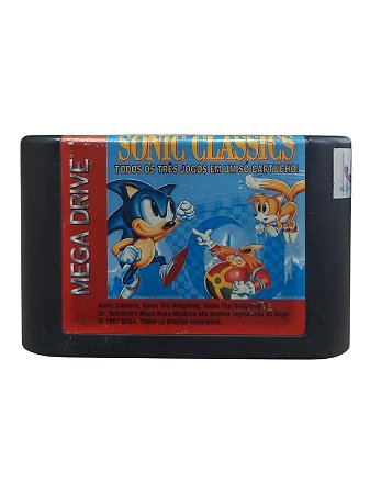 SONIC CLASSICS - USADO - MEGA DRIVE