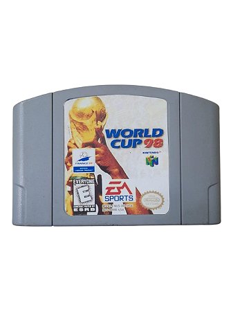 WORLD CUP 98 - ART RELABEL - USADO - NINTENDO 64
