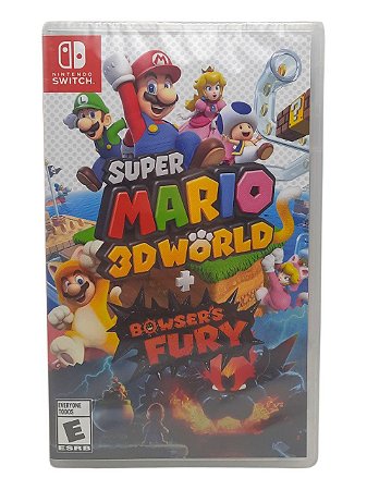 SUPER MARIO 3D WORLD + BOWSERS FURY - NOVO - SWITCH