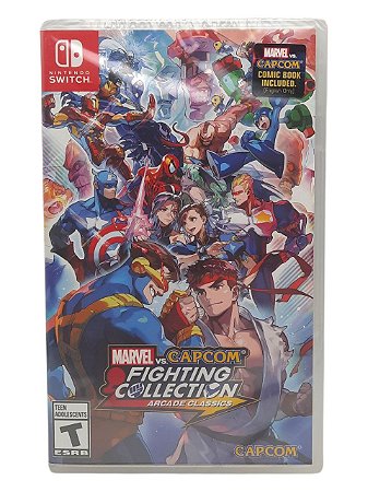 MARVEL VS CAPCOM FIGHTING COLLECTION: ARCADE CLASSICS - NOVO - SWITCH