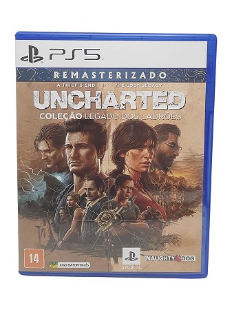 REMASTERIZADO - UNCHARTED: COLEÇÃO LEGADO DOS LADRÕES - USADO - PS5