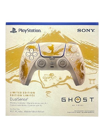 CONTROLE DUALSENSE LIMITED EDITION GHOST OF YOTEI OURO - NOVO - PS5