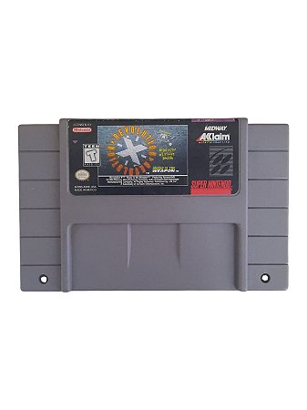 REVOLUTION X, MUSIC THE WEAPON - FEATURING AEROSMITH - USADO - SUPER NINTENDO