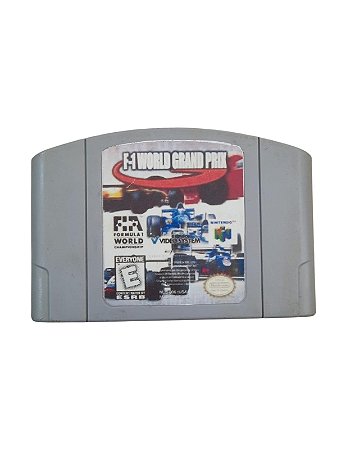 F-1 WORLD GRAND PRIX - ART RELABEL - USADO - NINTENDO 64