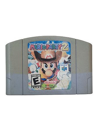 MARIO PARTY 2 - C/ DETALHES - USADO - NINTENDO 64